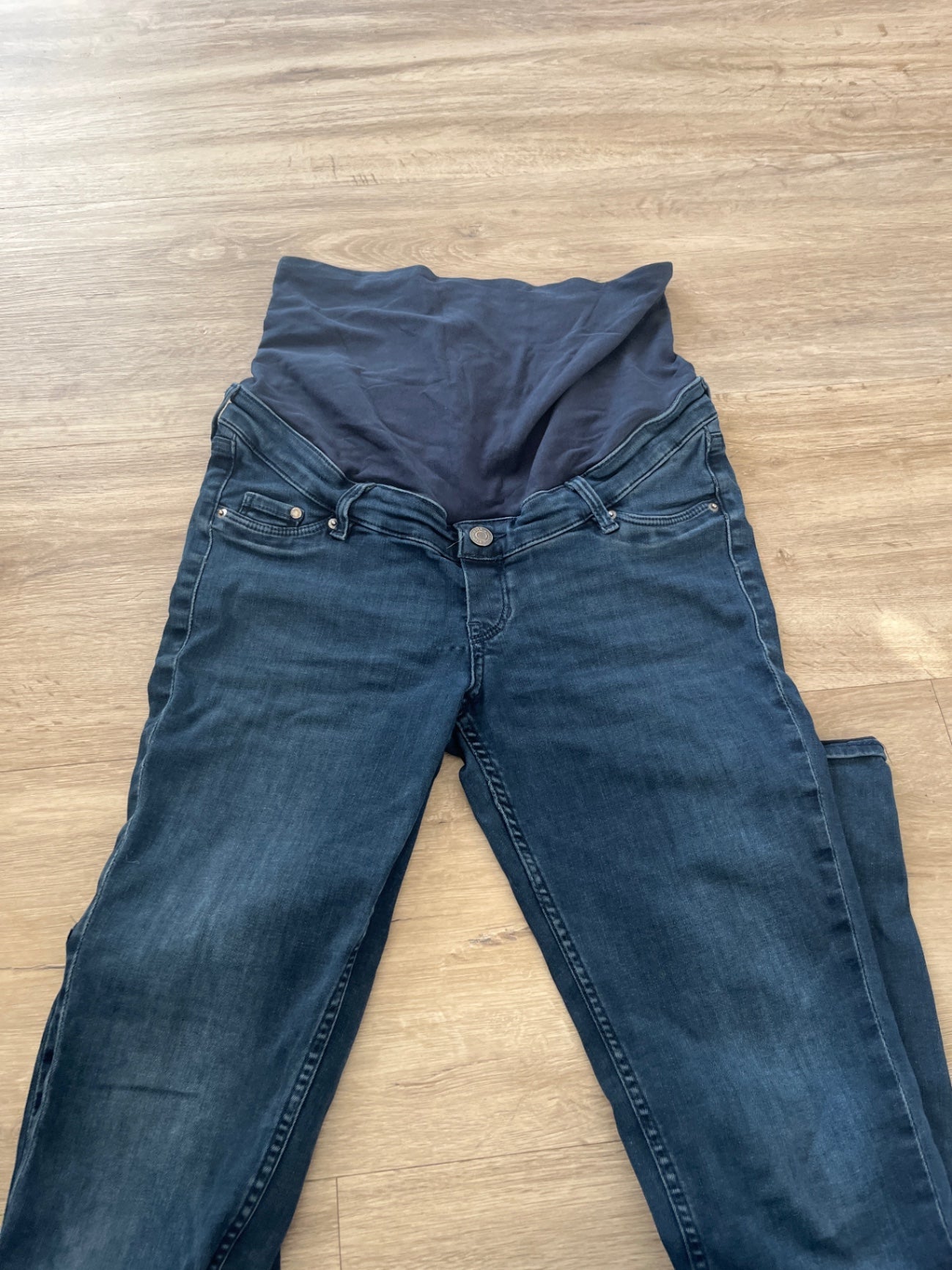 H&M Umstandsjeans Dunkelblau : S