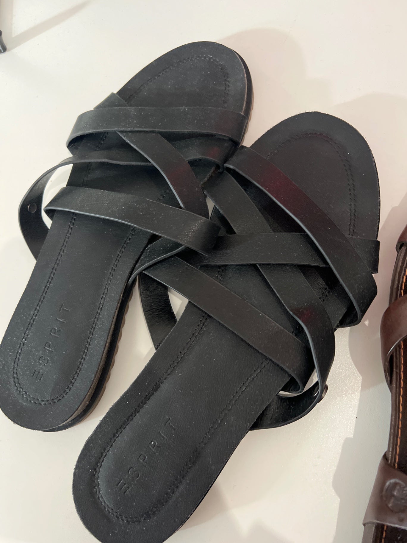 Esprit Sandalen Schwarz Gr.: 40