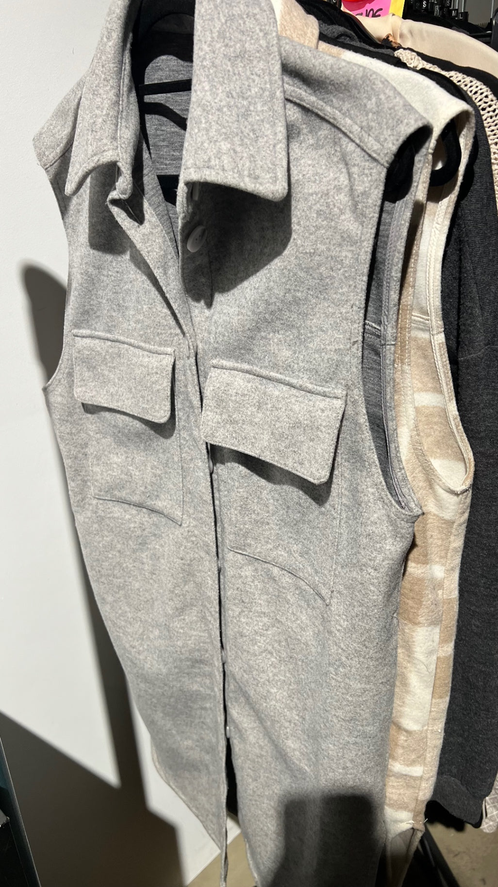H&M Weste Grau Gr.: XS