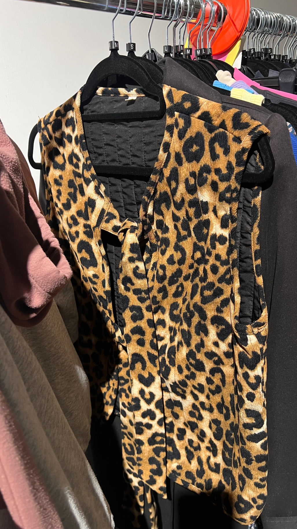 Weste Leopardmuster Gr.: M