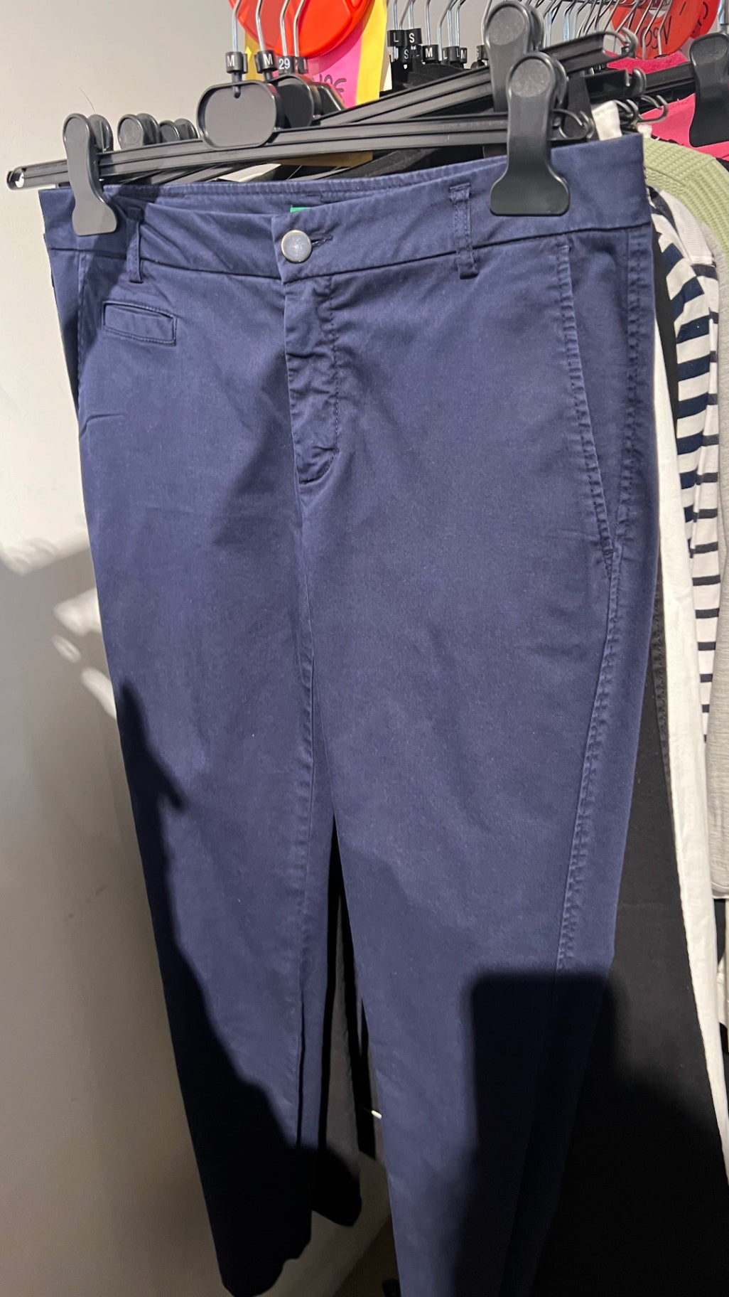Benetton Hose Dunkelblau Gr.: M