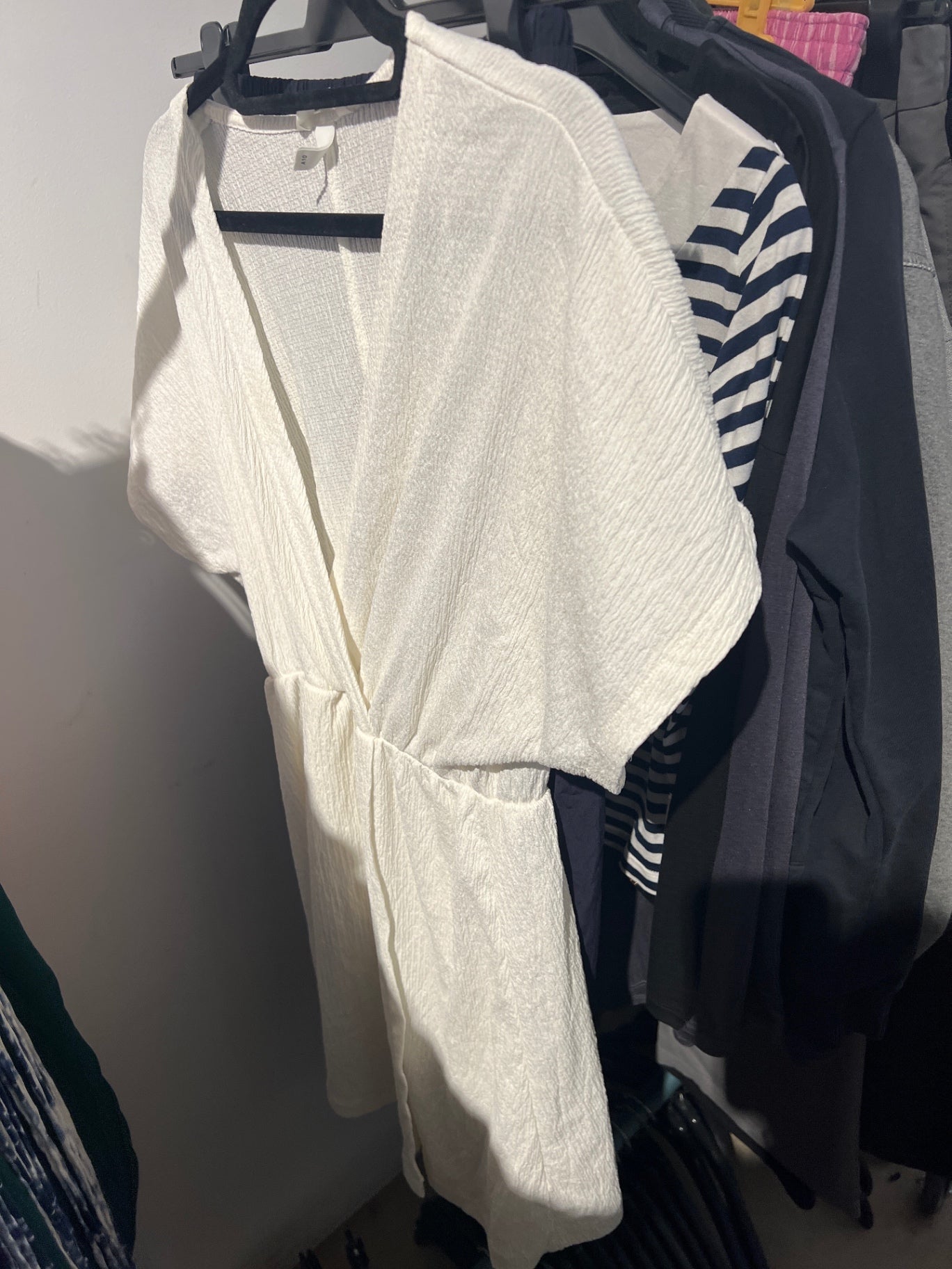 H&M Kleid Cremeweiss Gr.: S