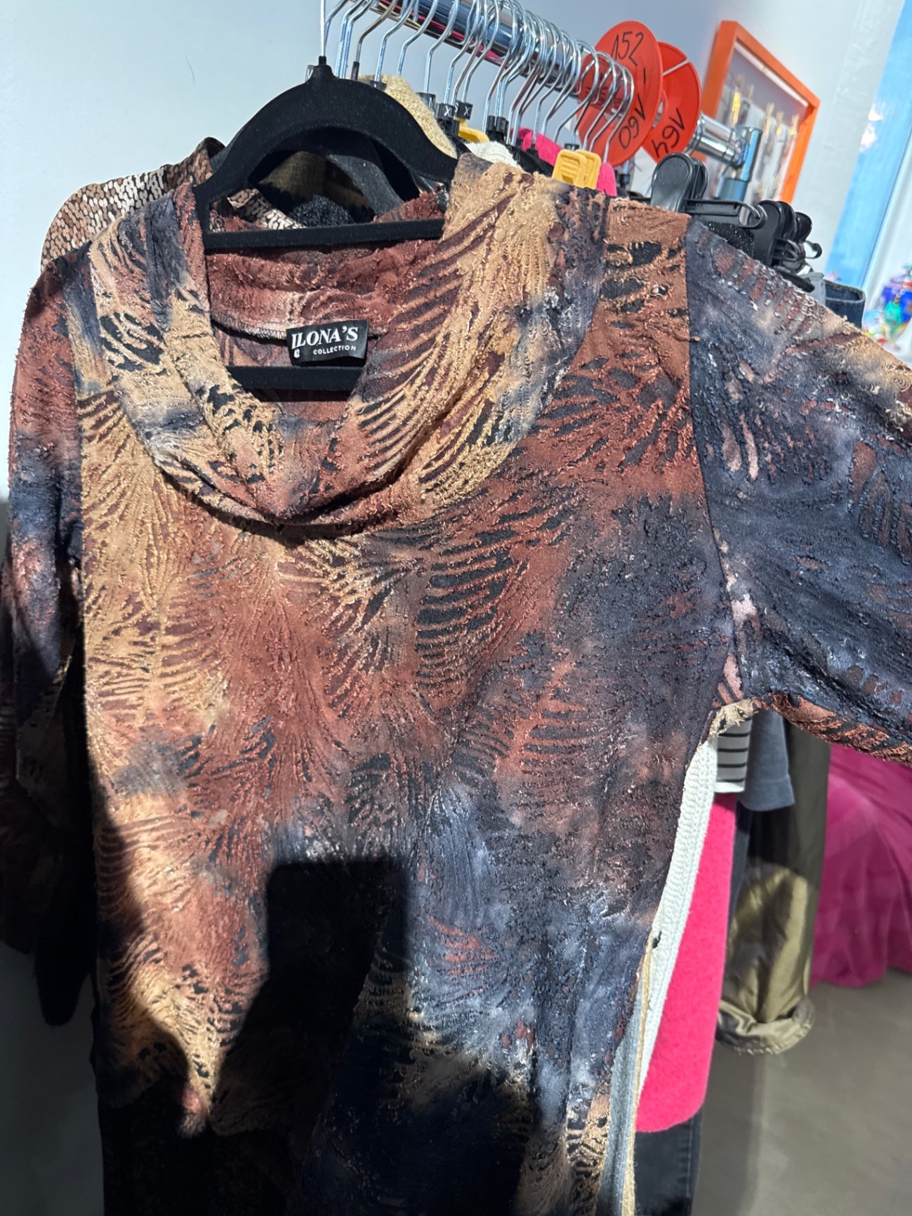 ILONA'S Blusenshirt Brauntöne Gr.: L