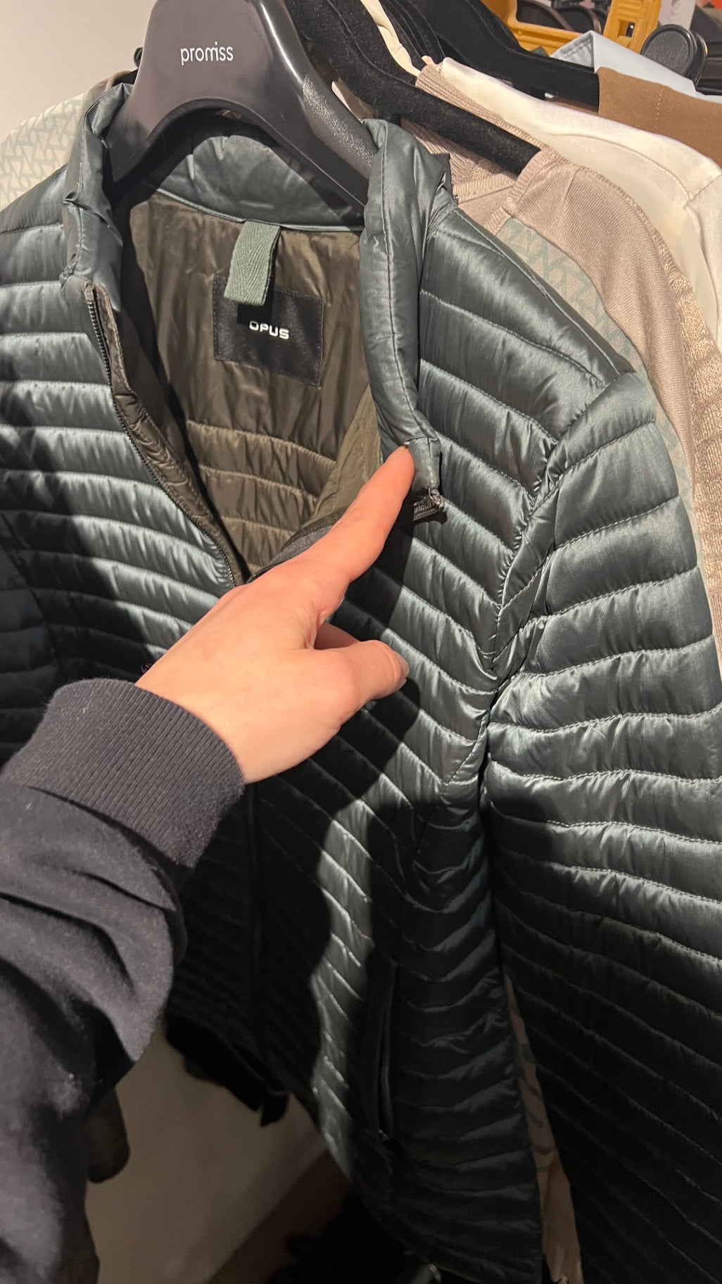 OPUS Jacke Dunkelgrün Gr.: S