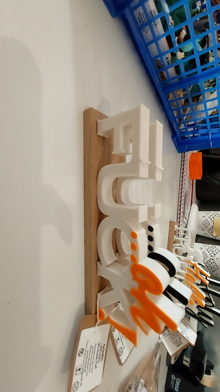 EINZELSTÜCK Deko "oh fuck" 3D