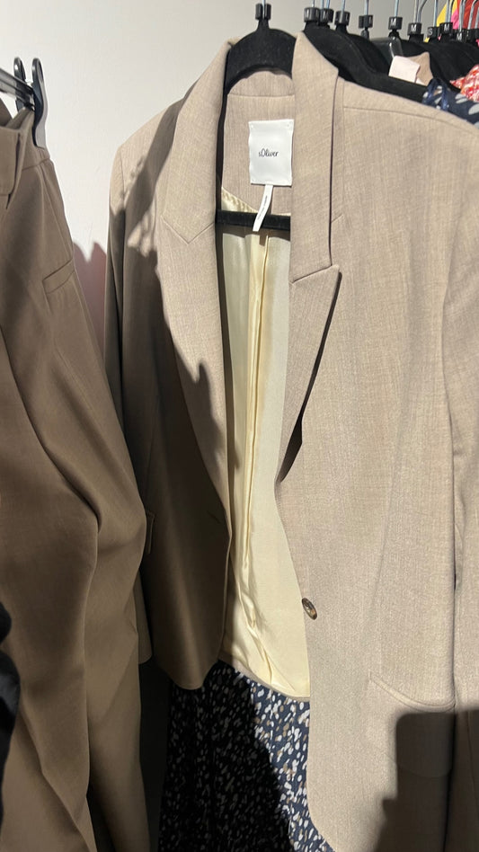 s.Oliver Blazer Beige Gr.: S