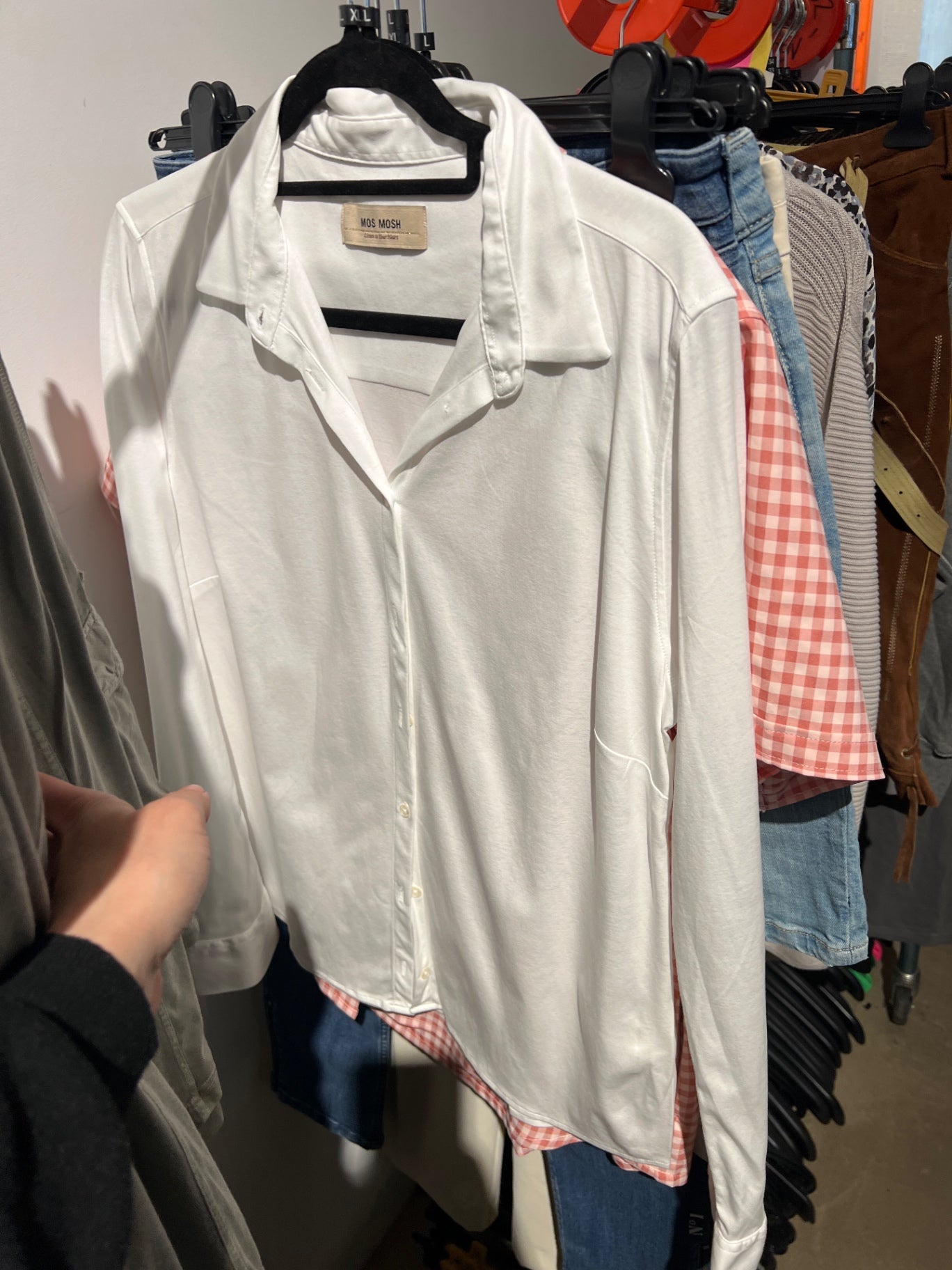 MOS MOSH Bluse Weiß Gr.: XL