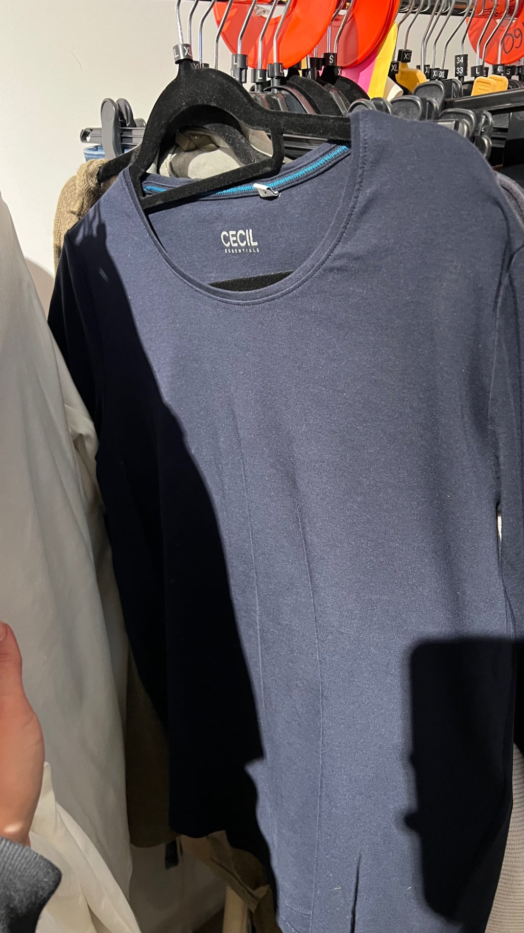 CECIL Longsleeve Dunkelblau Gr.: XL