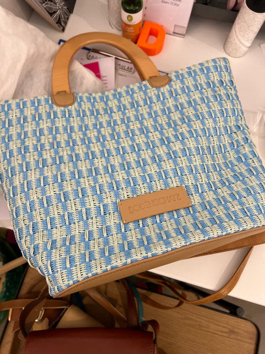 BODENSCHATZ Handtasche Blau 