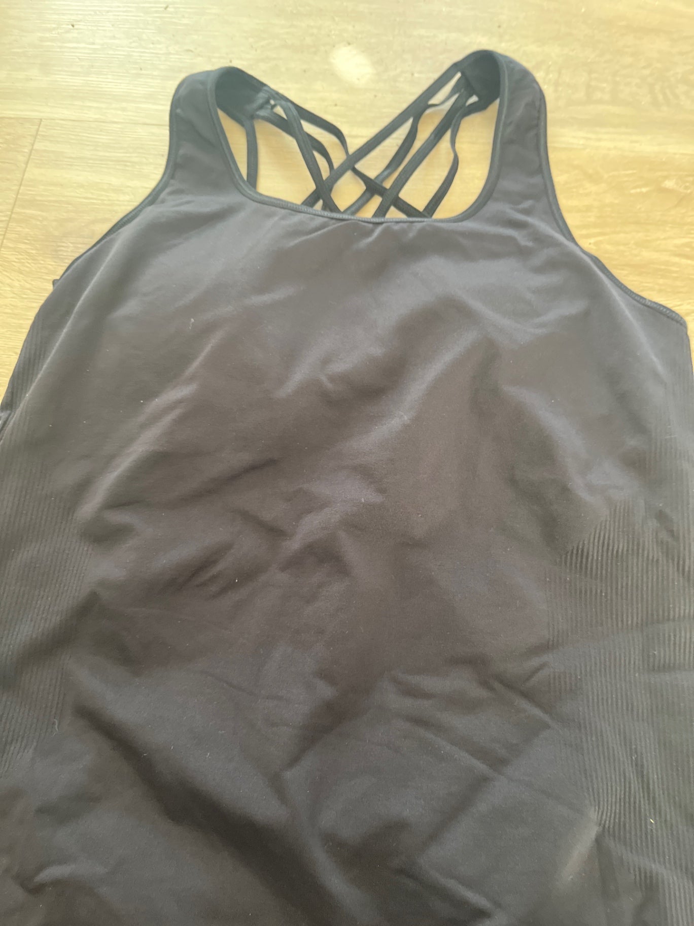 H&M Sporttop Schwarz Gr.: L