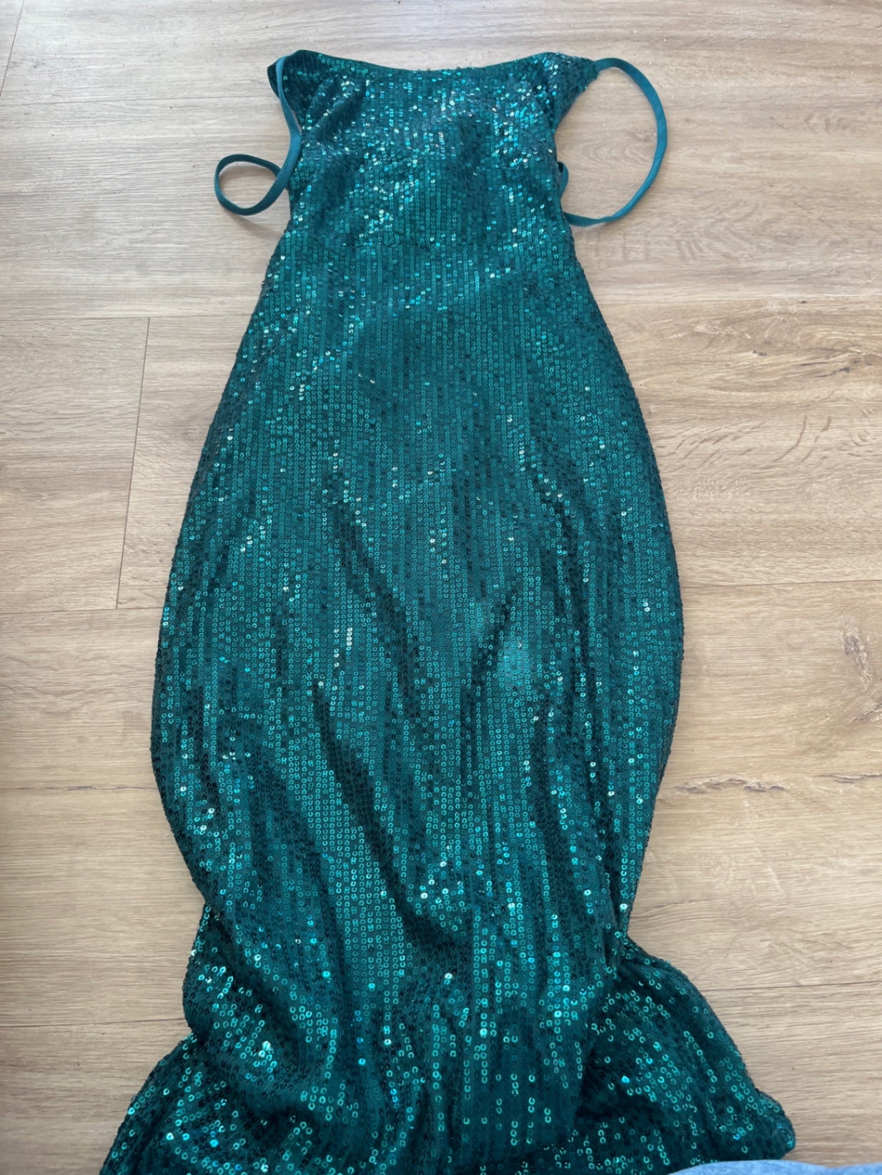 Pailettenkleid Grün Gr.: M