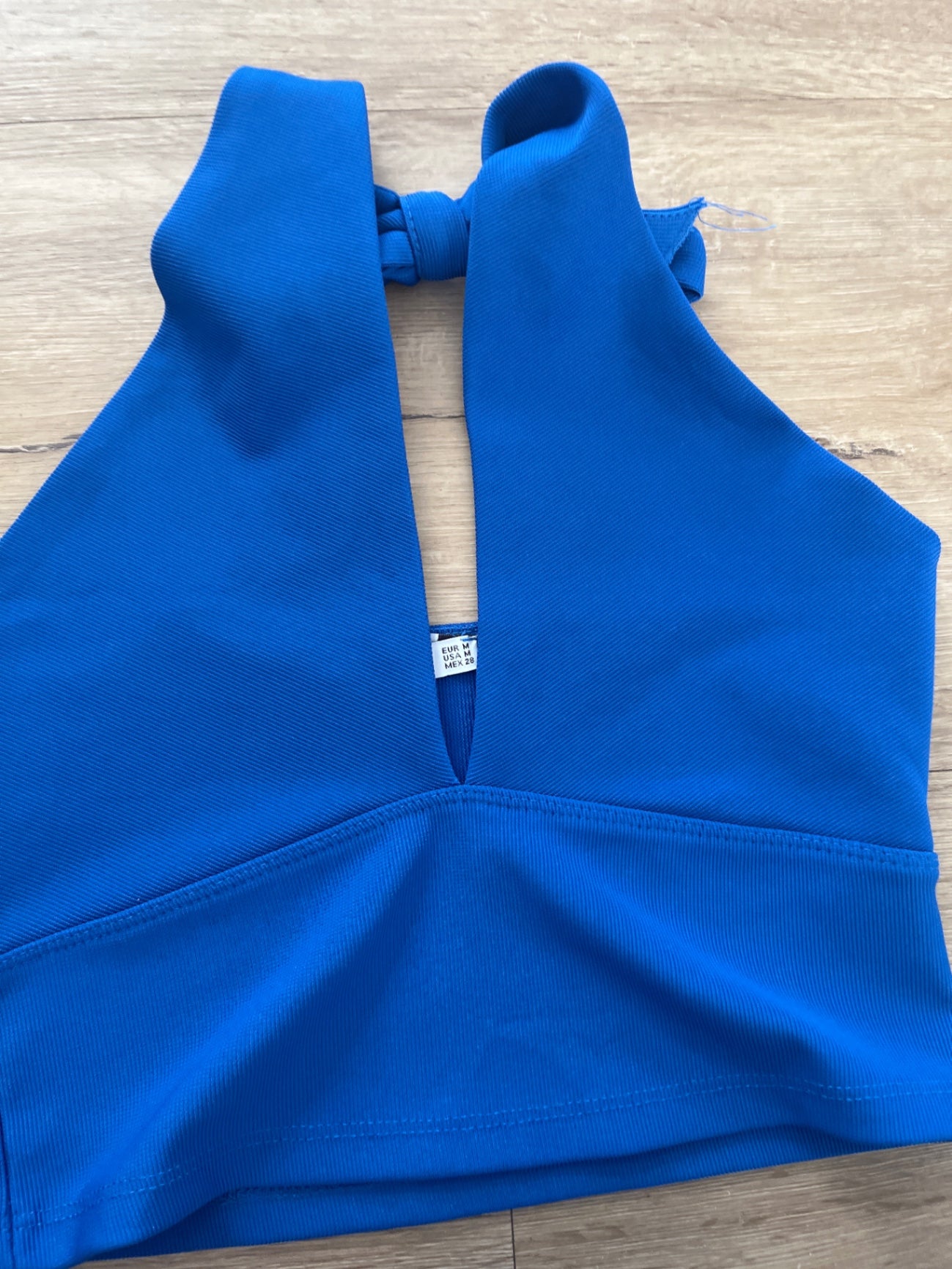 STRADIVARIUS Neckholder Blau Gr.: S