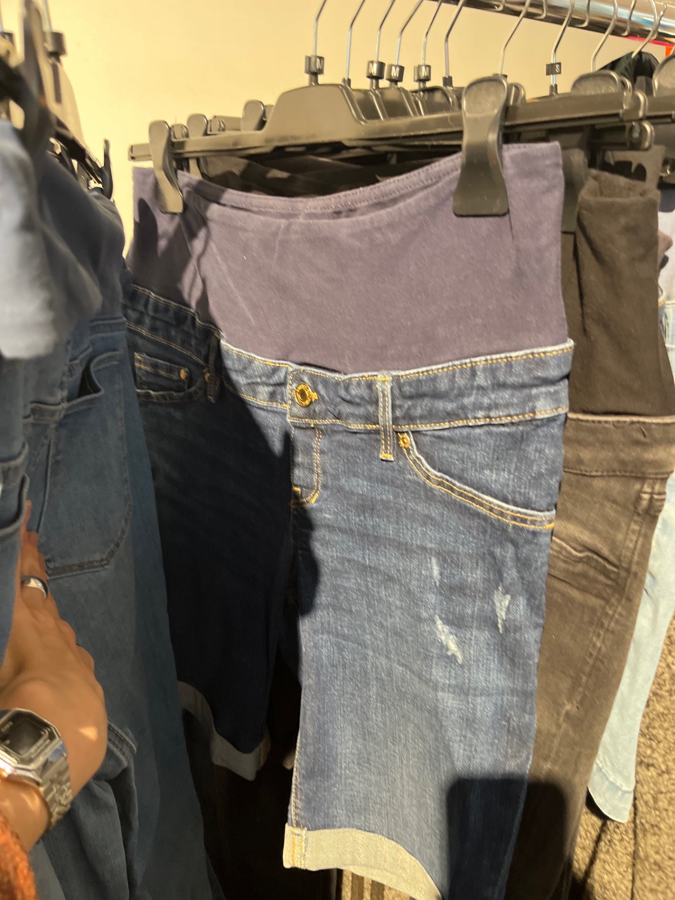 H&M Umstandsshorts Blau Gr.: M