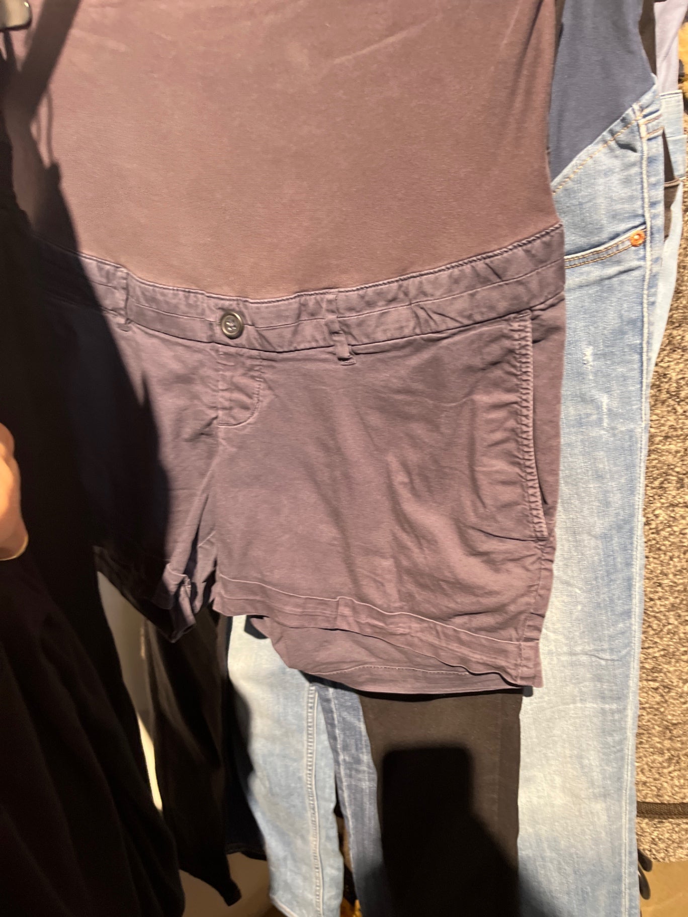 H&M Umstandsshorts Blau Gr.: L