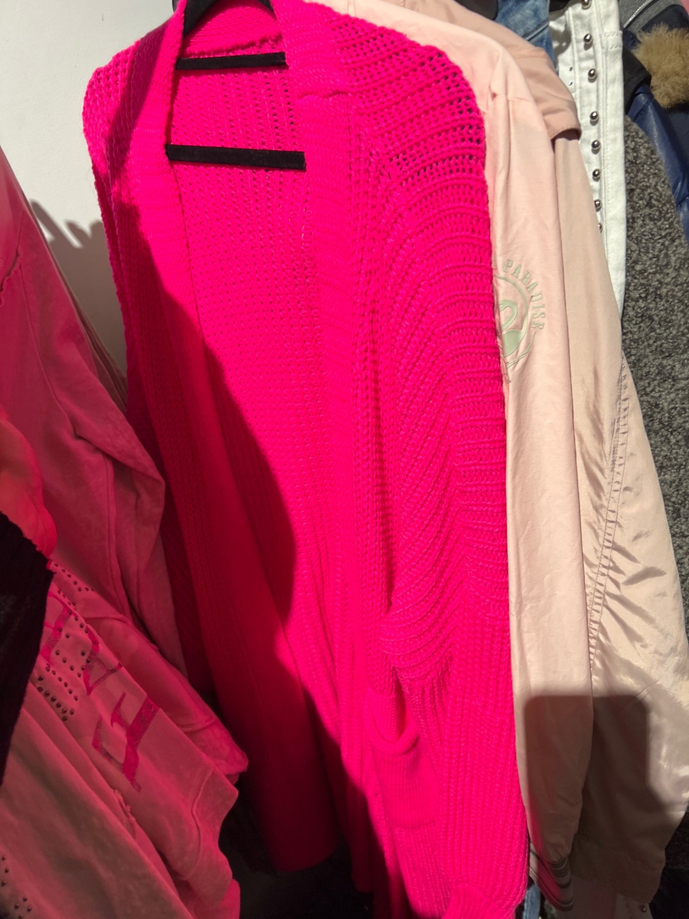 Strickjacke Pink Gr.: XL