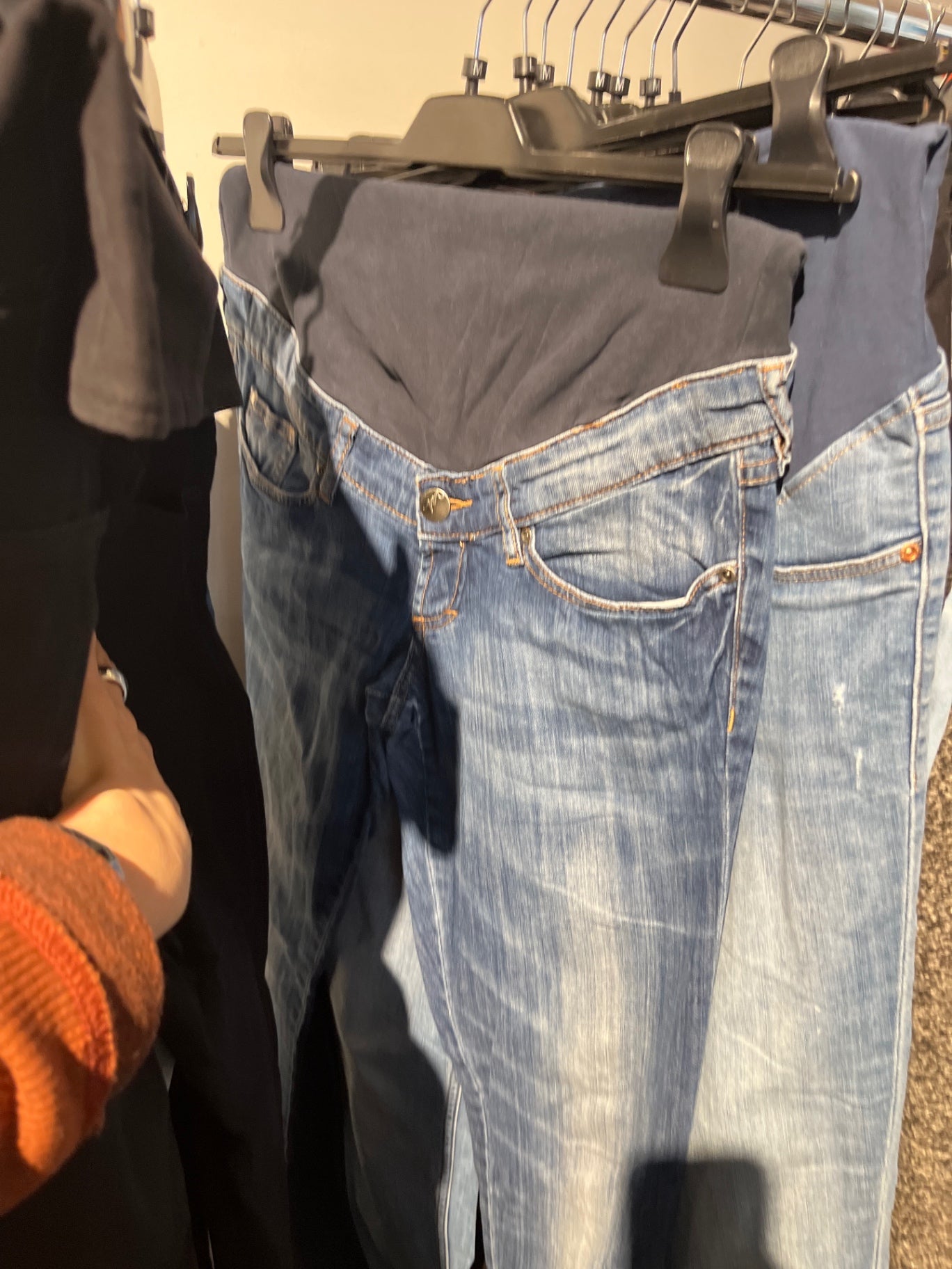 H&M Umstandsjeans Blau Gr.: M