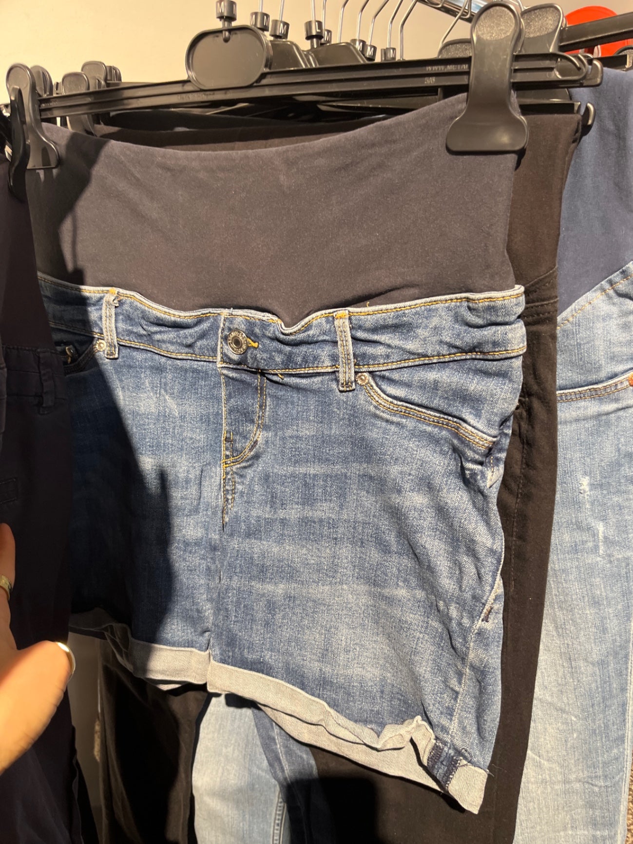 H&M Umstandsshorts Blau Gr.: M