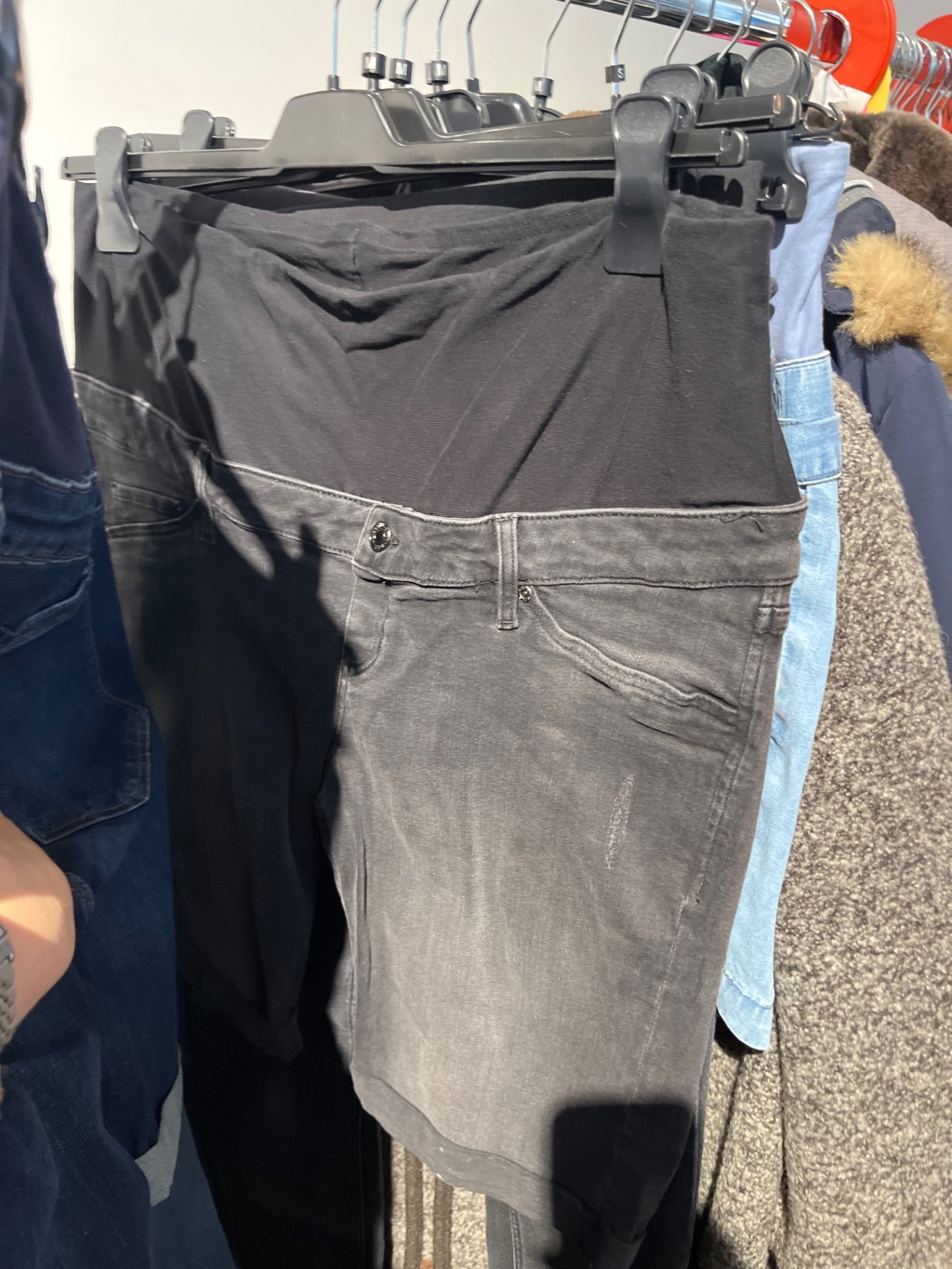 H&M Umstandsshorts Schwarz Gr.: L