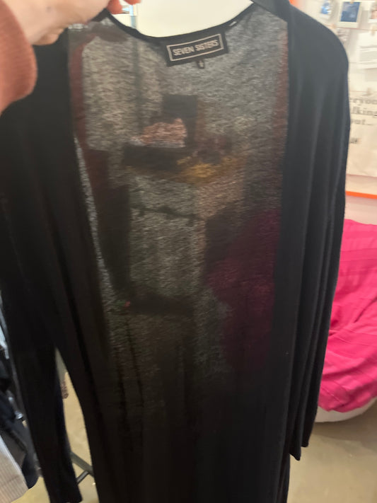 B-WARE LOCH Strickjacke lang: S/M