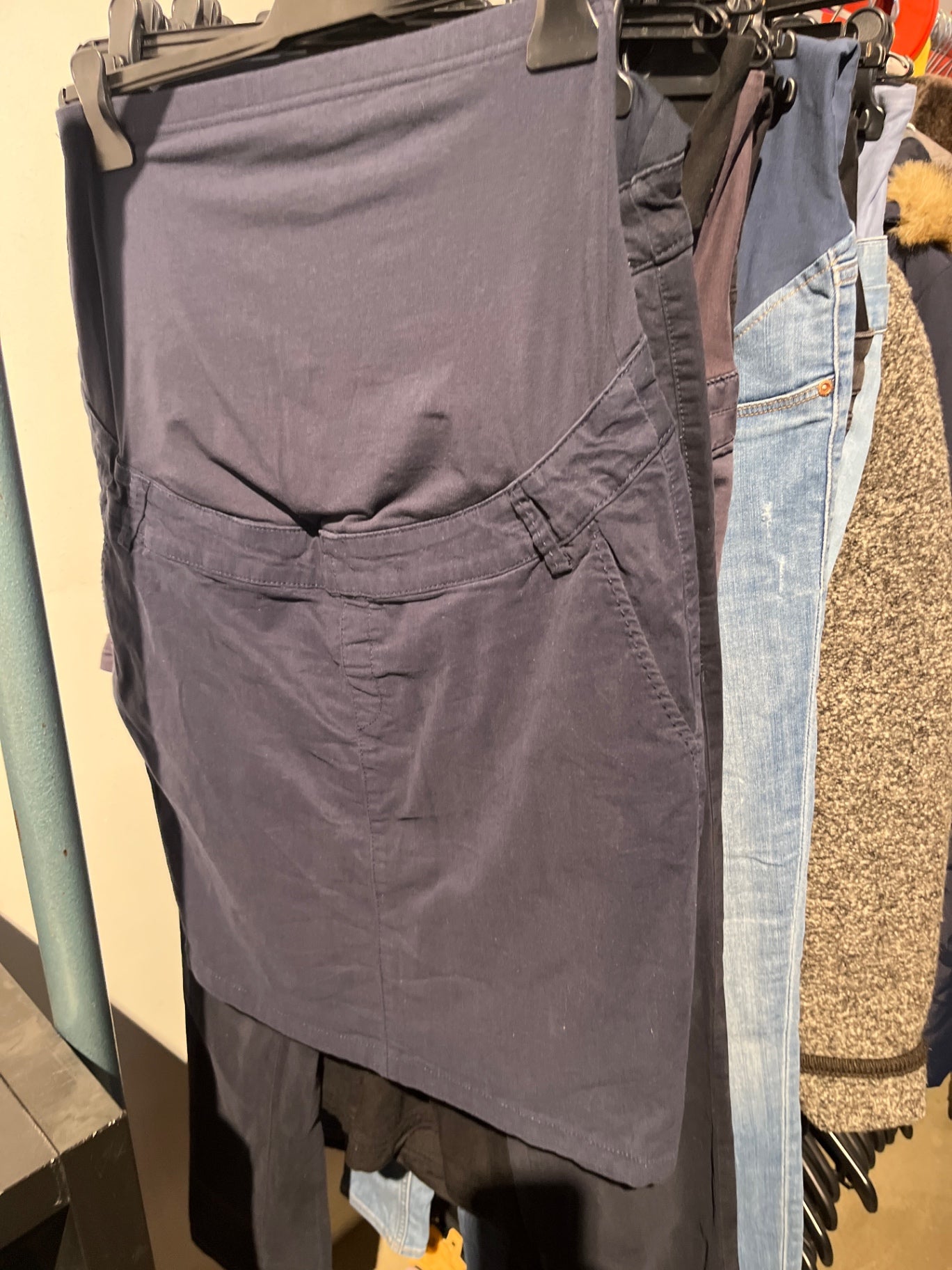 YESSICA Umstandsrock Dunkelblau L