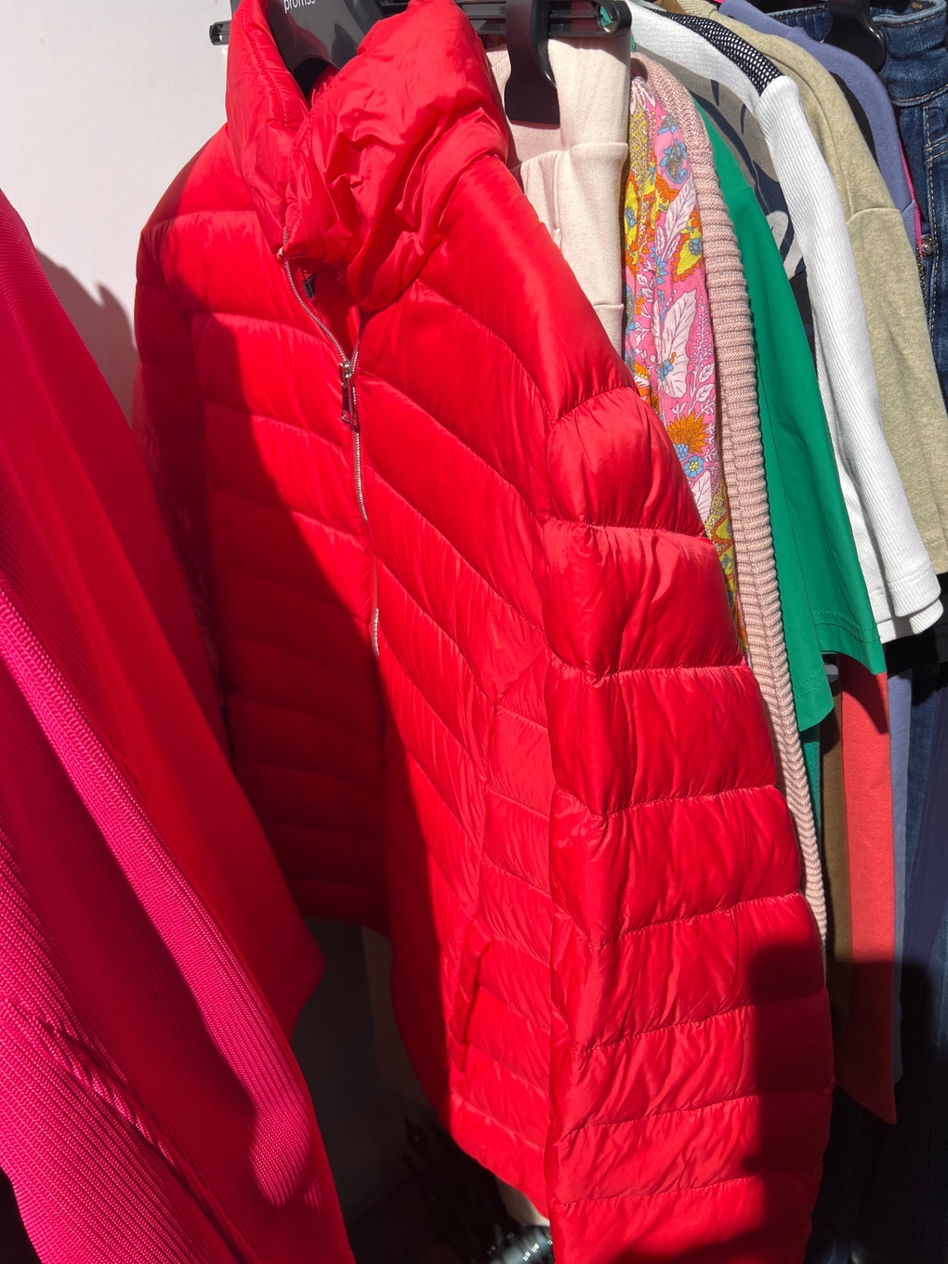 Adagio Steppjacke Rot Gr.: 46