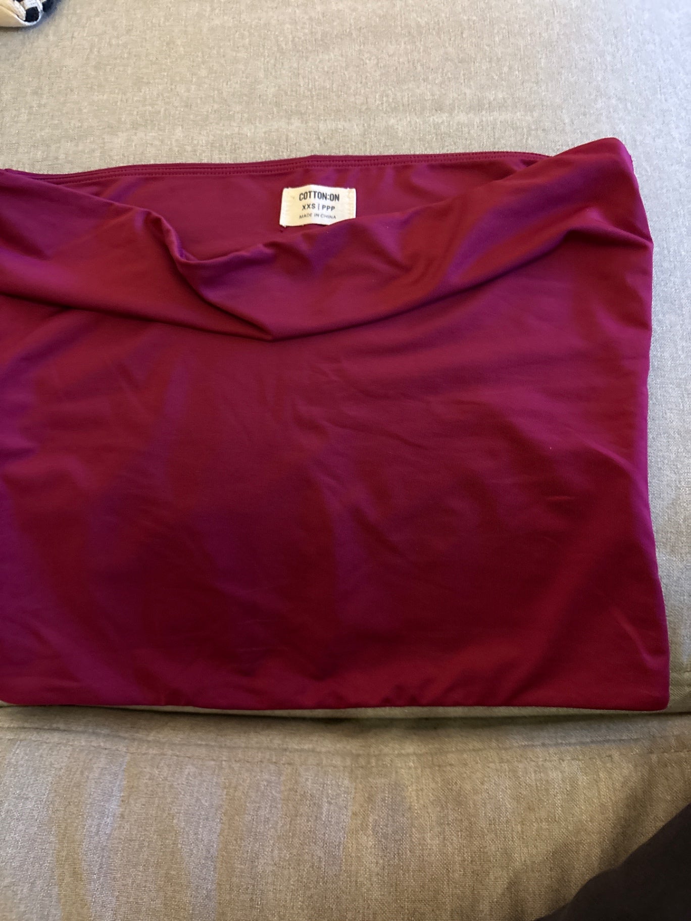 Cotton On Tubetop Beere Gr.: XS