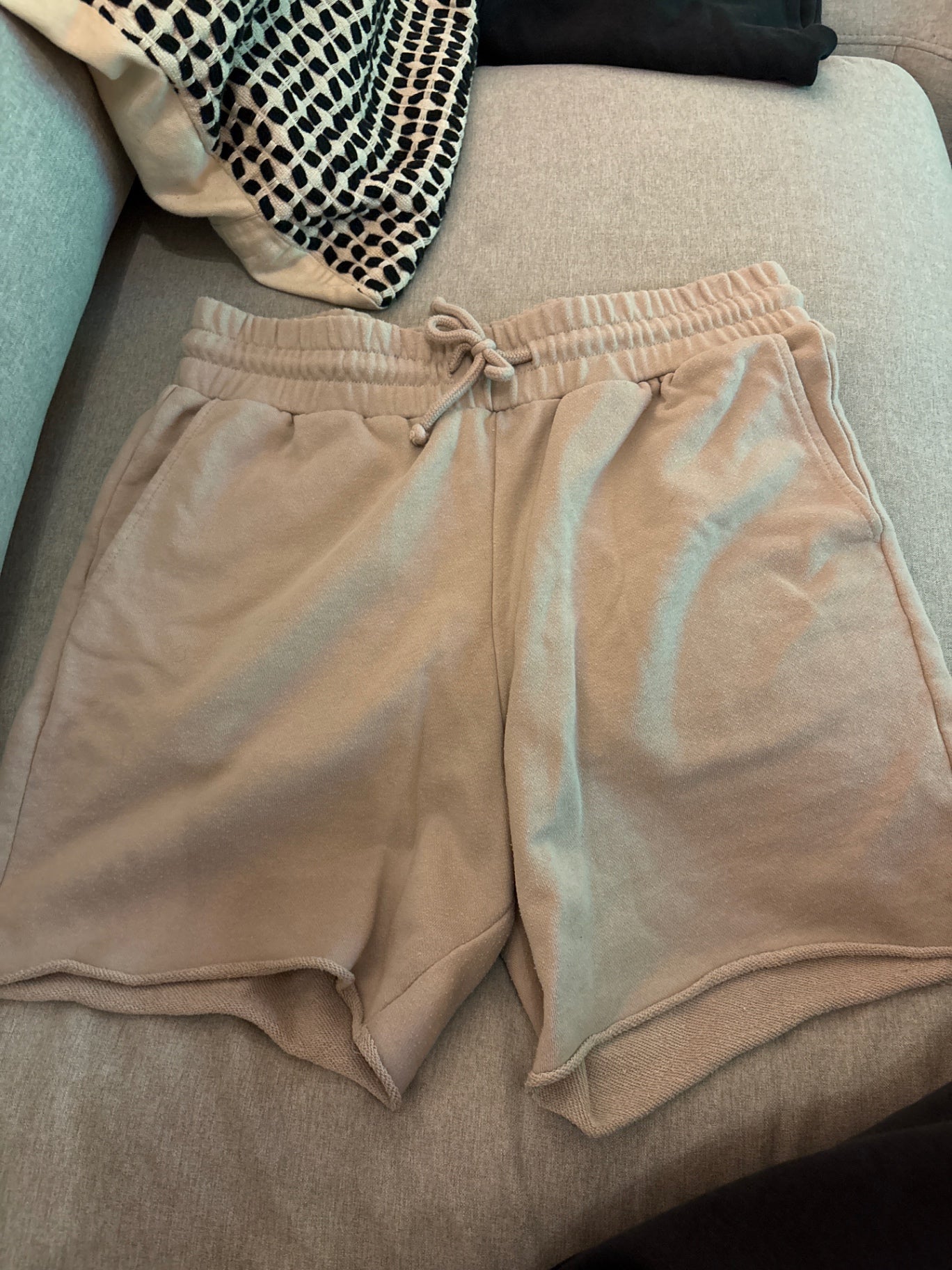 H&M Jogginghose Kurz Beige Gr.: S