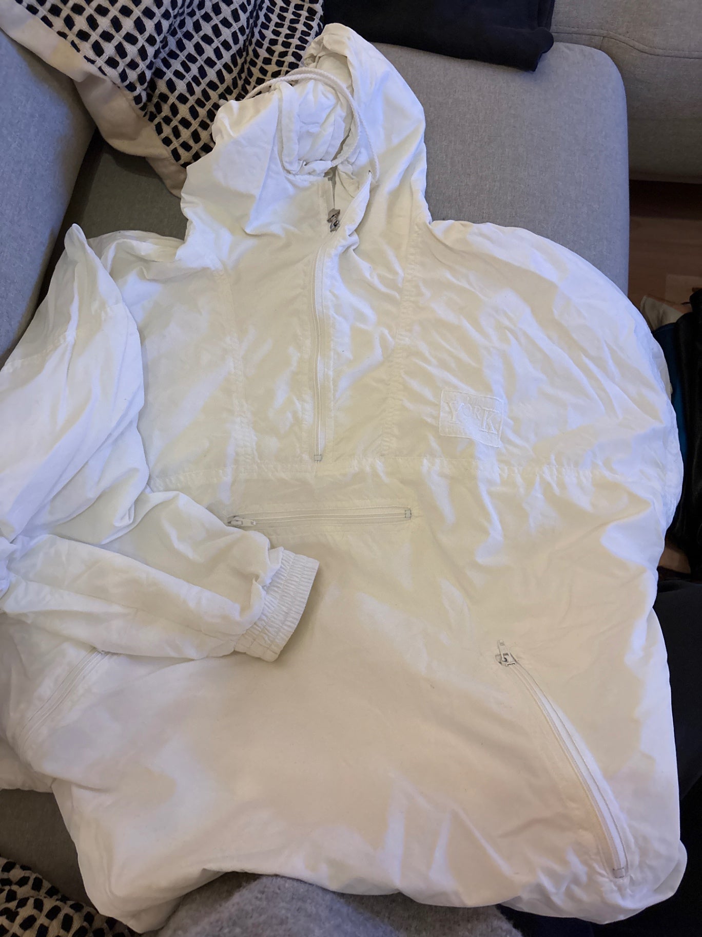 YORK Windbreaker Weiß Gr.: XL