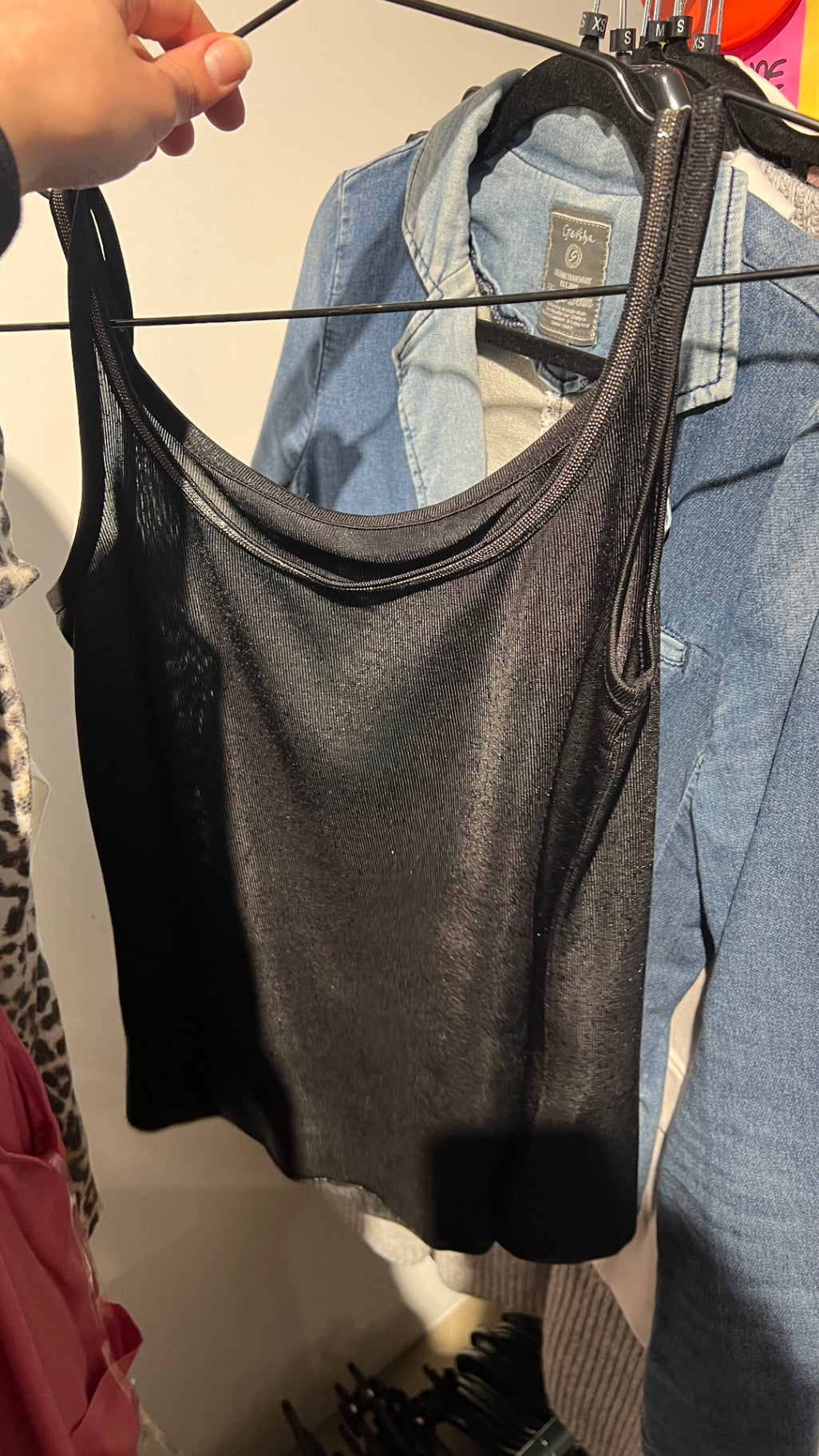 Monari Top Schwarz Gr.: S