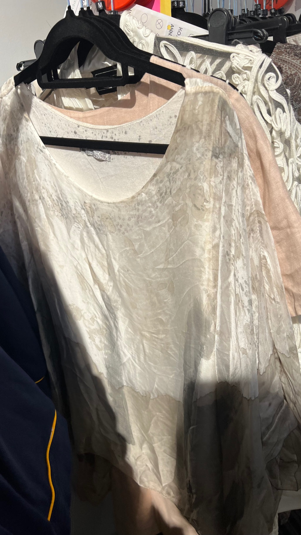 Bluse Beige Gr.: XL