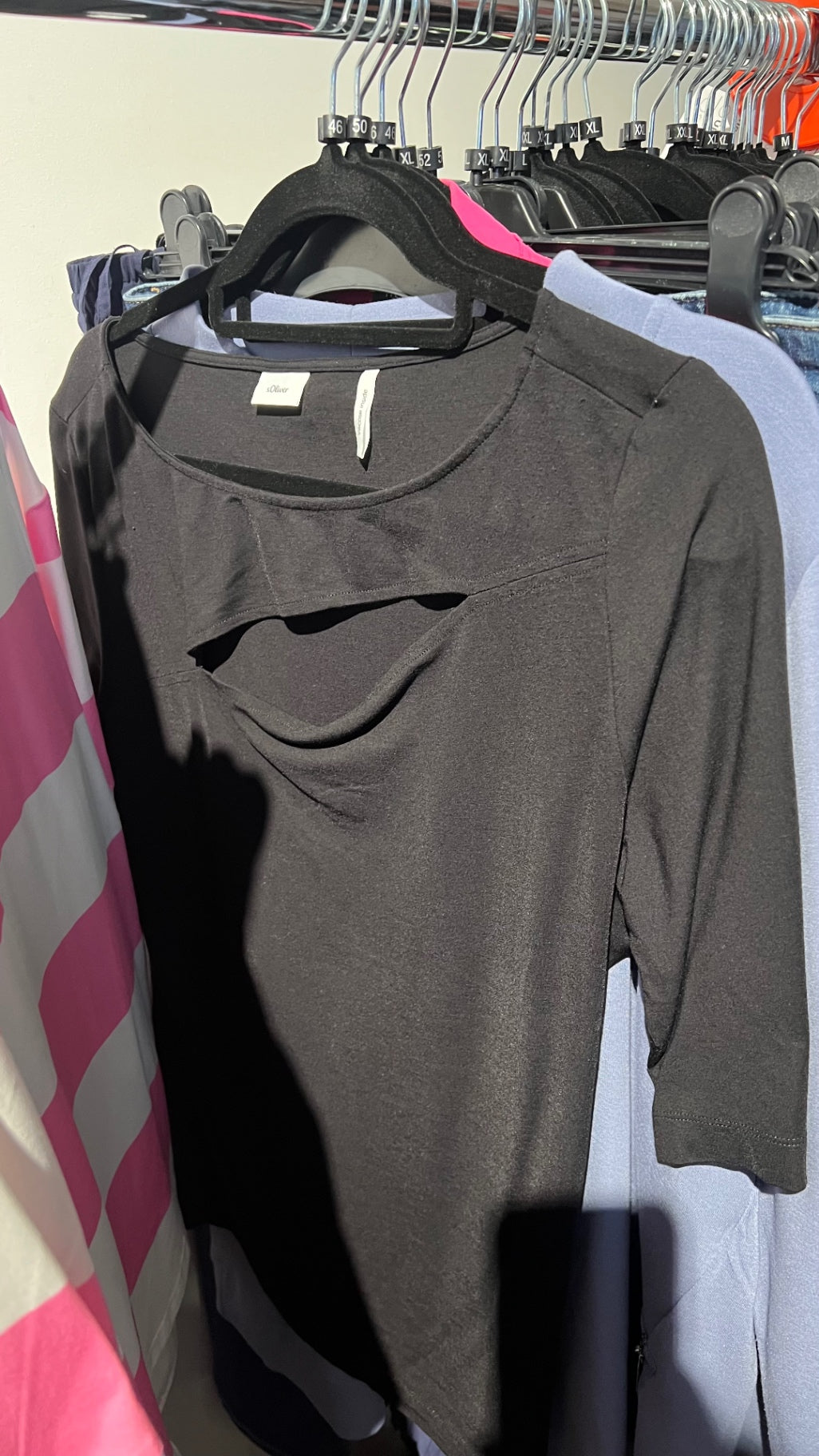 s.Oliver T-Shirt Schwarz Gr.: 46