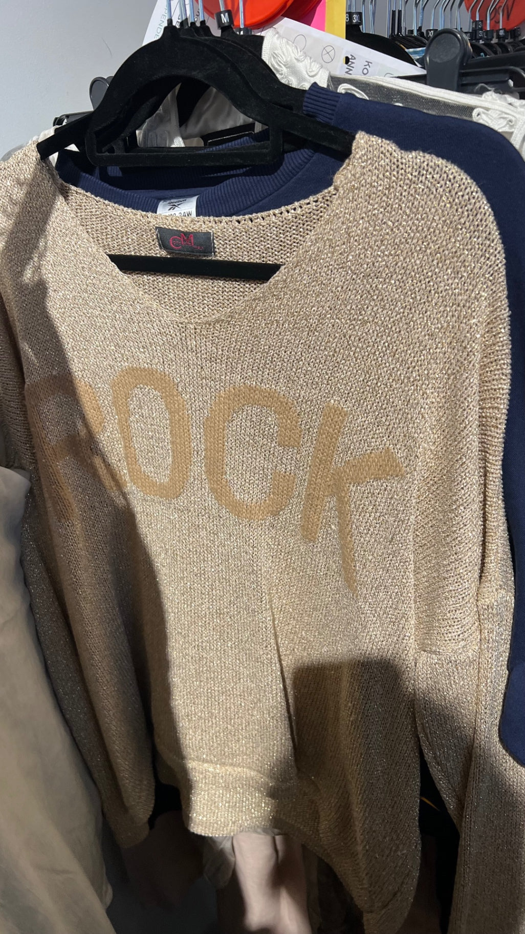 Premium Italy Pullover Beige Gr.: L
