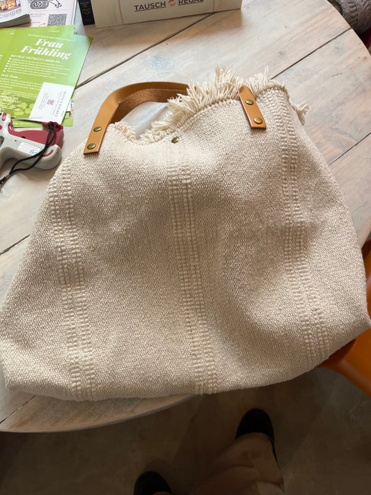 Tasche Beige, Fehler im Stoff 5,50
