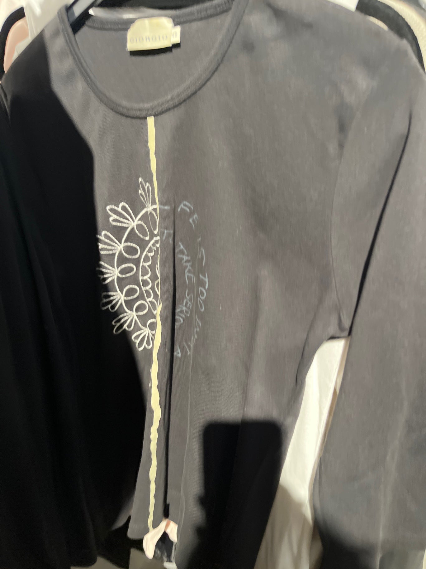 Giorgio Langarmshirt Schwarz Gr.: L