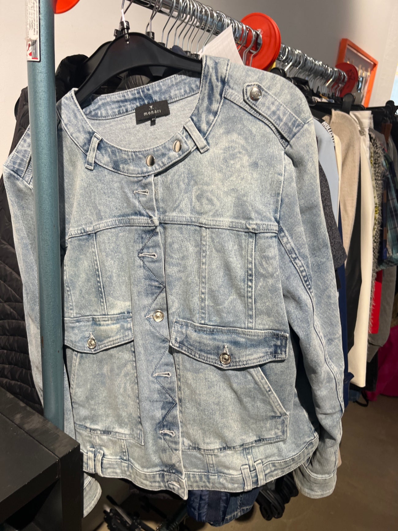 Monari Jeansjacke Hellblau Gr.: XL