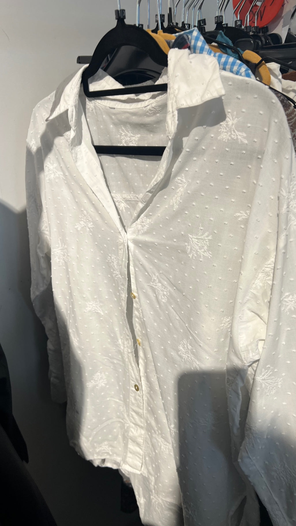 Bluse Weiß Gr.: M