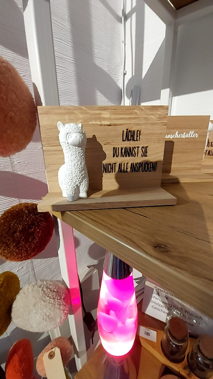 DEKOLABOR Deko Lama Lächle