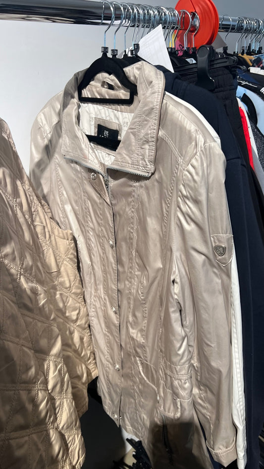 Barbara Lebek Jacke Beige Gr.: 3XL