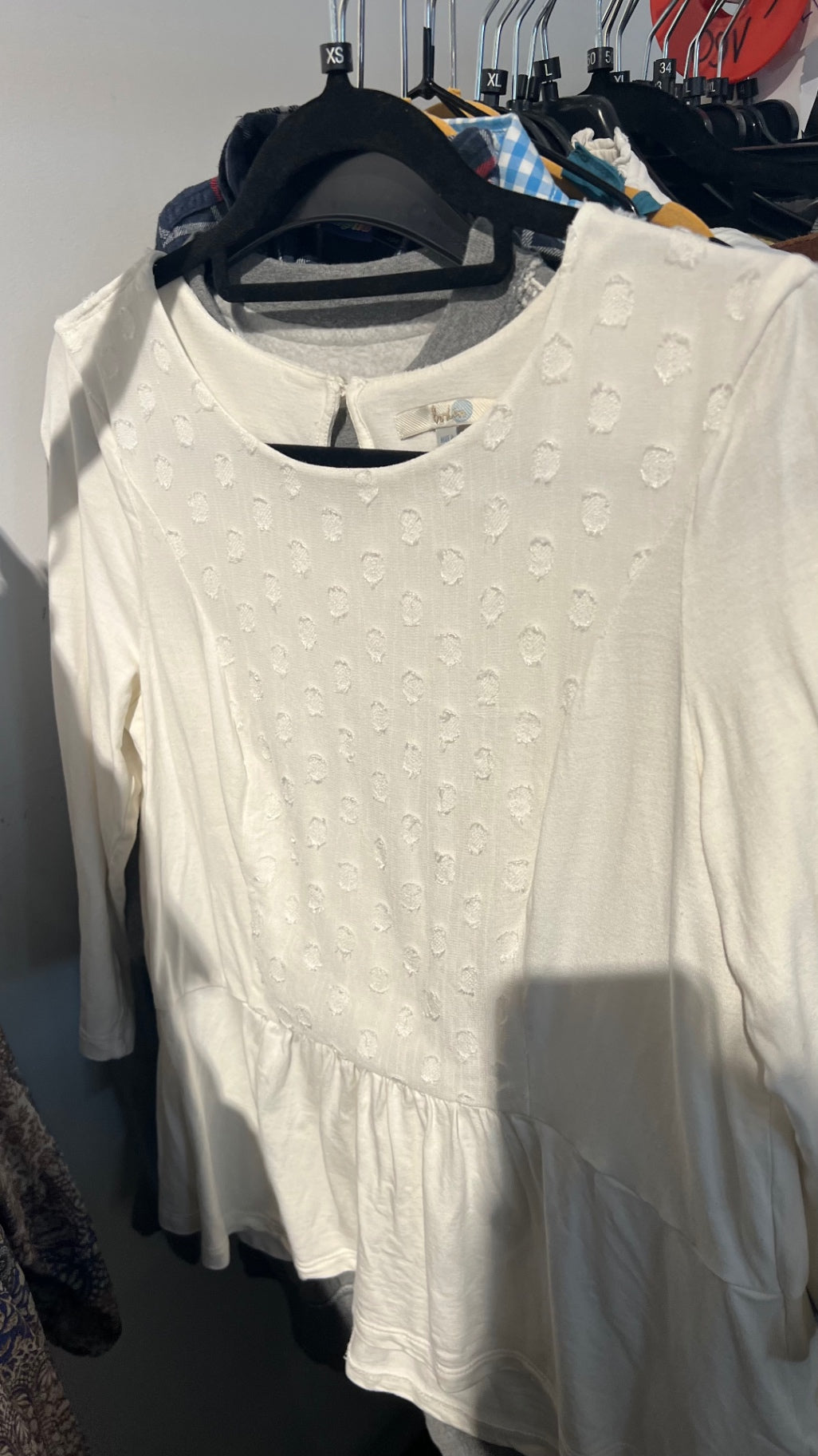 Boden Bluse Weiß Gr.: S