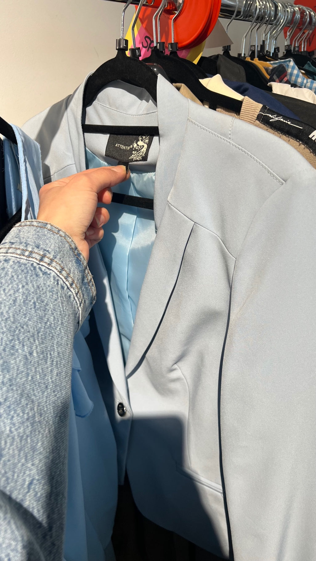 Attentif Blazer Hellblau Gr.: L