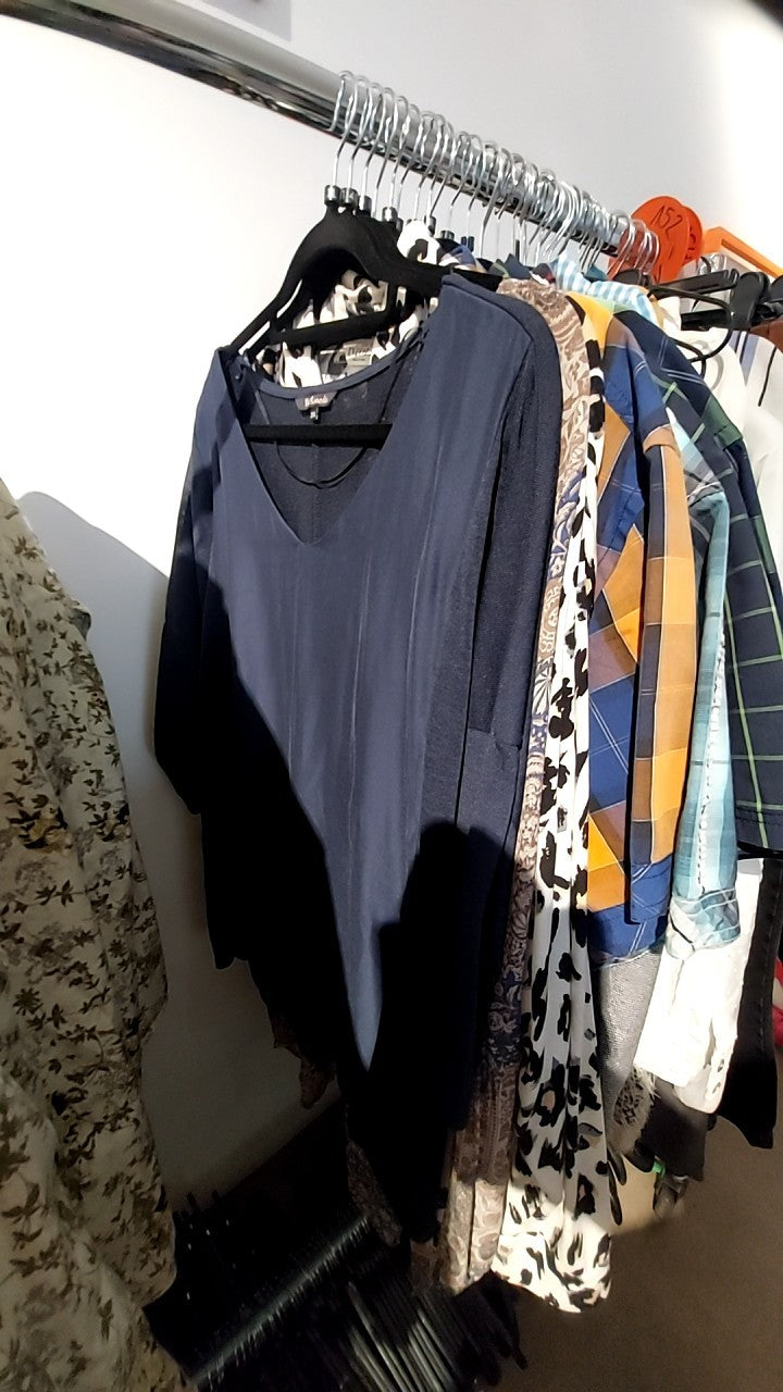 MS Mode Blusenshirt Blau Gr.: XXXL