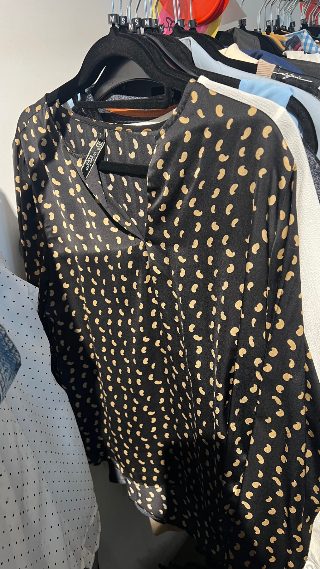 Golden Days Paris Bluse Schwarz Gr.: M