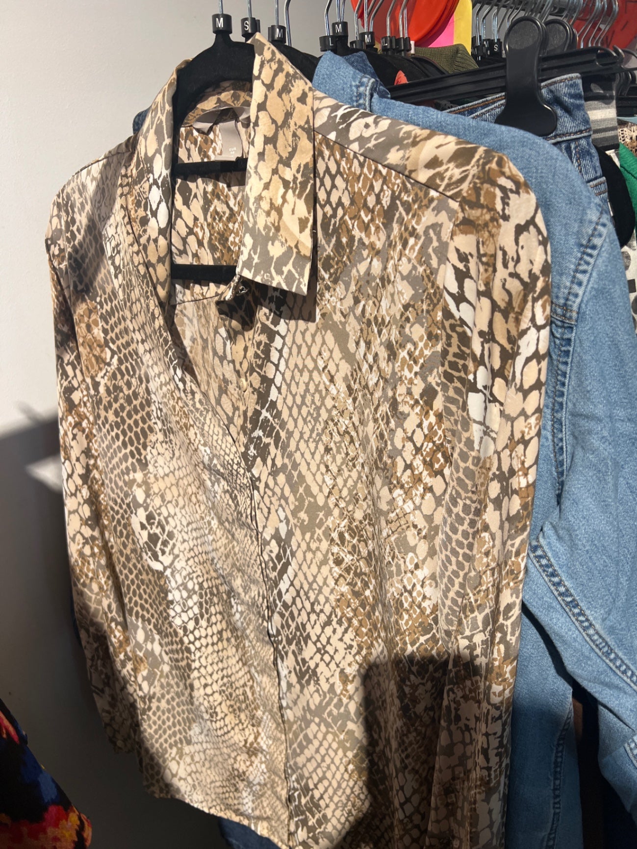 H&M Bluse Beige Gr.: M