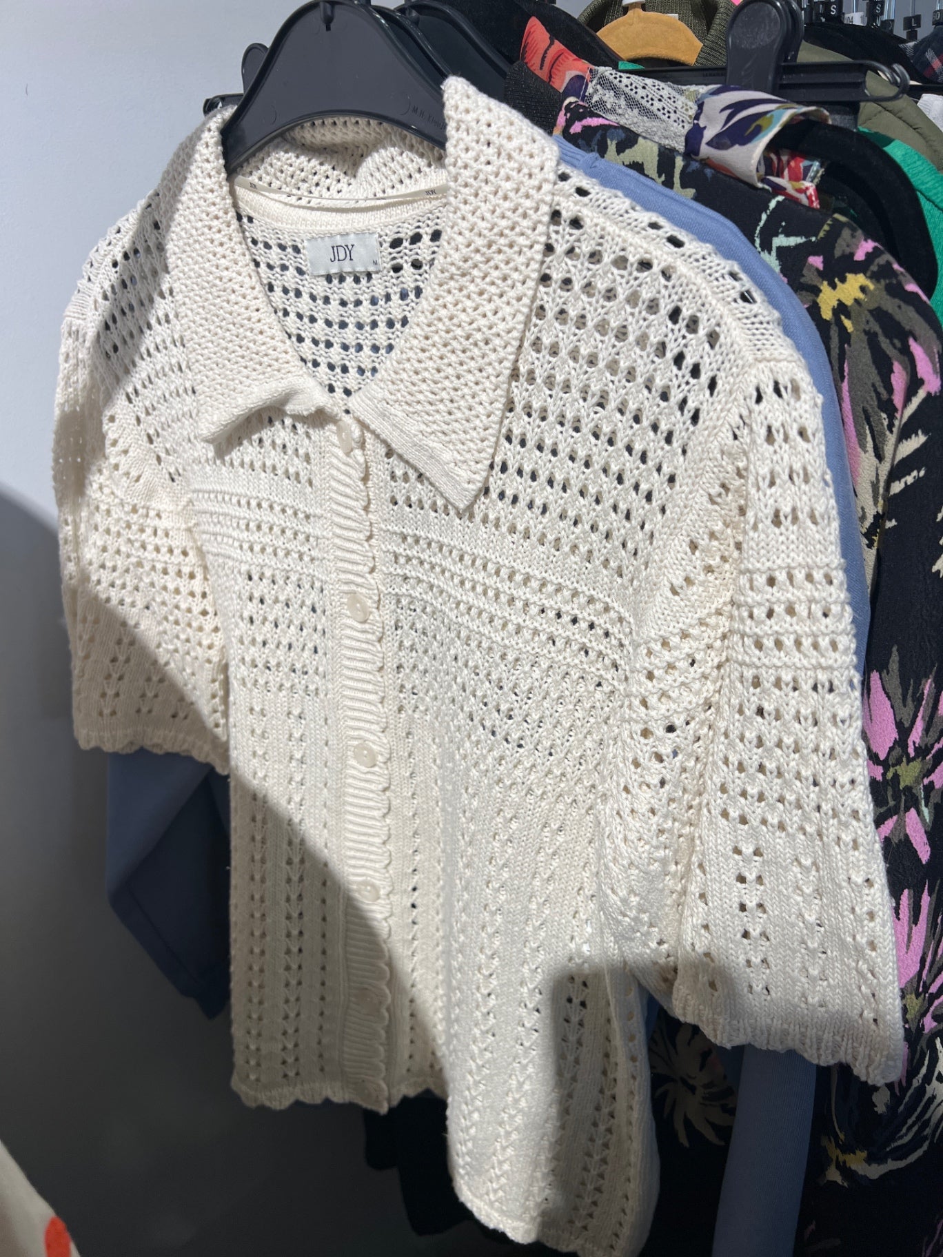 JDY Strickshirt Cremeweiß Gr.: M