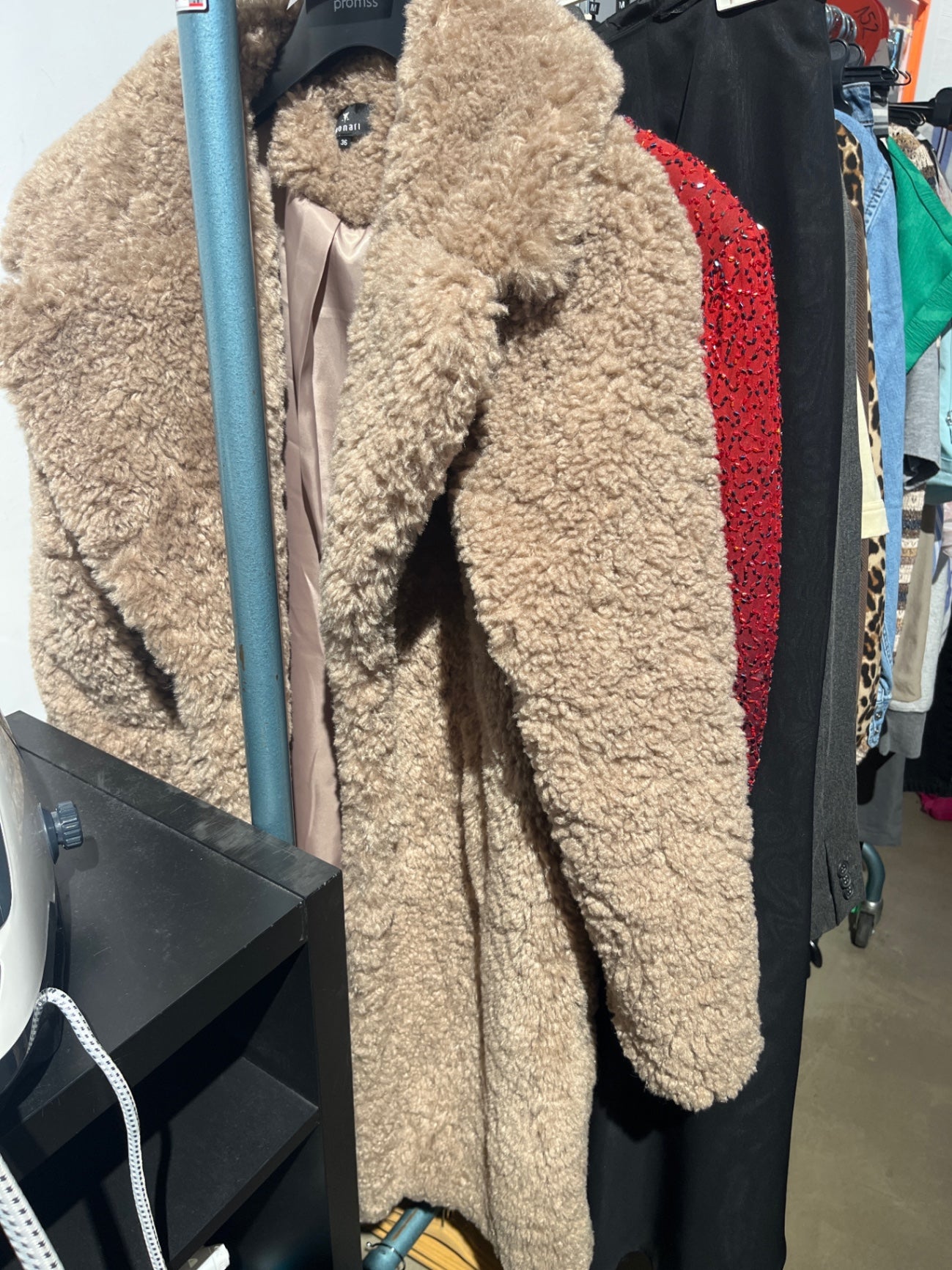 Monari Teddymantel Beige Gr.: 36