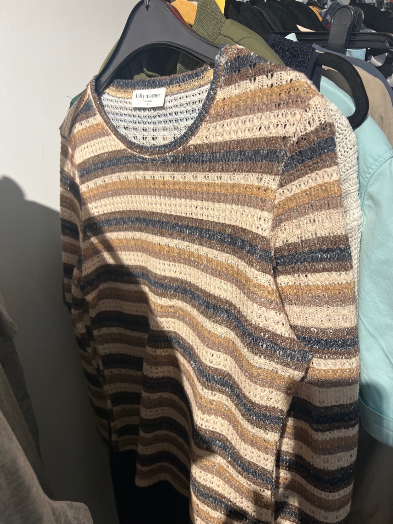 Lofty Manner Pullover Beige Gr.: L