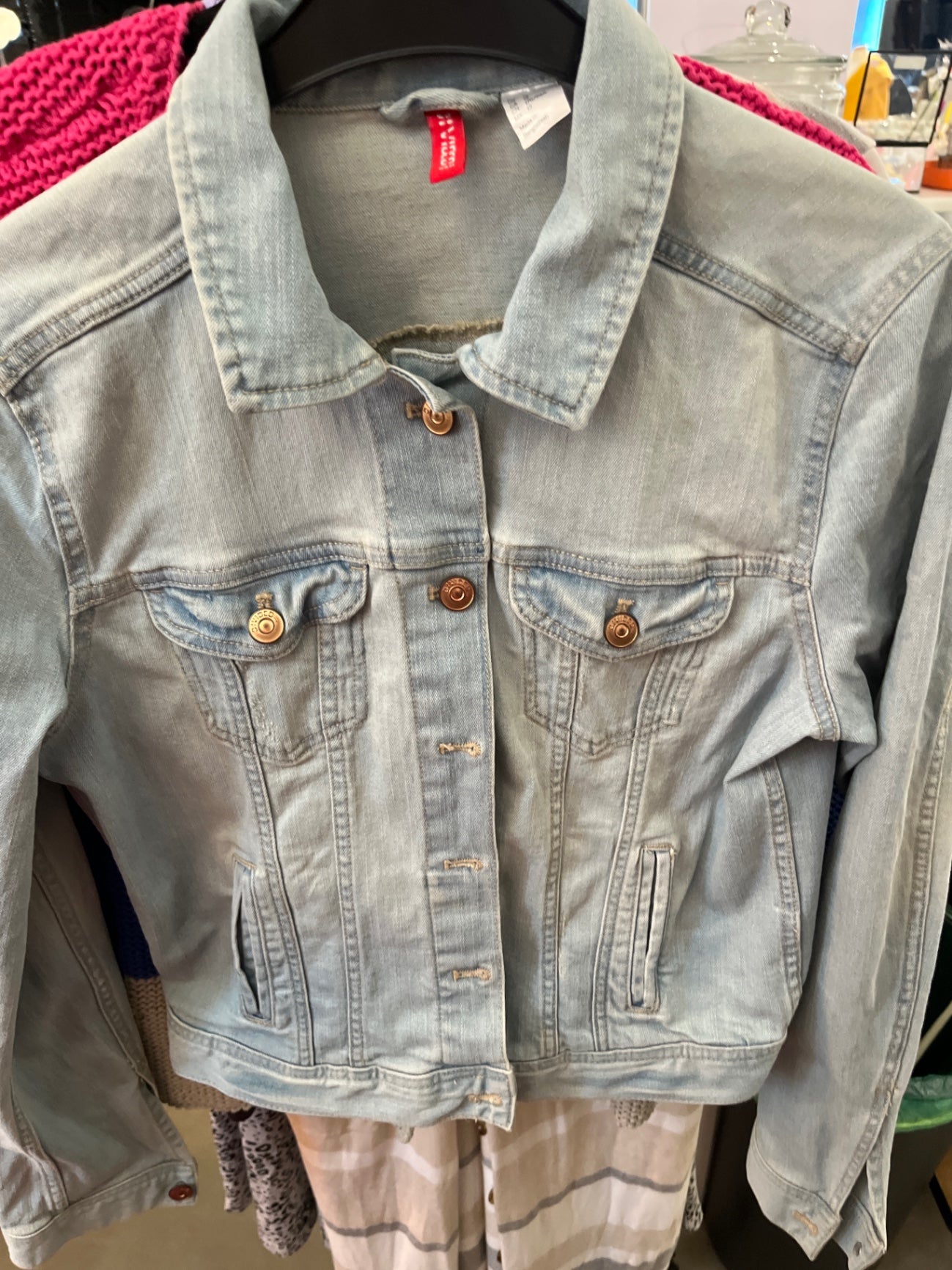 DIVIDED Jeansjacke Hellblau Gr.: M