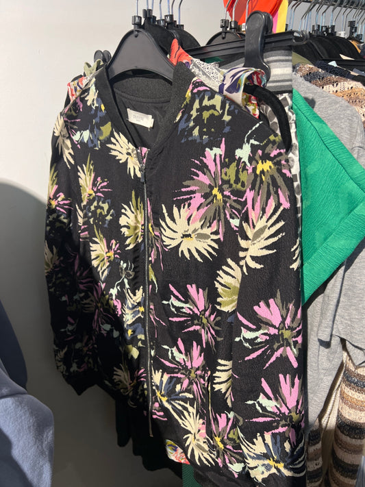 Deeluxe Jacke Schwarz Pink Gr.: M