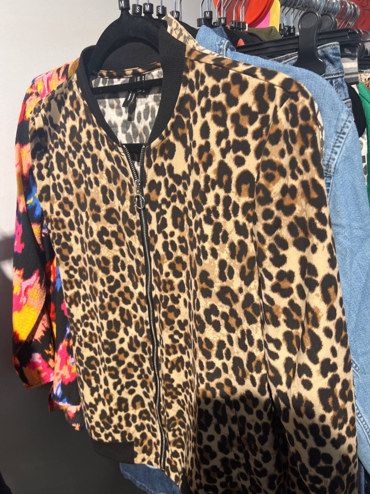 VERO MODA Blouson Leopardenmuster Gr.: M