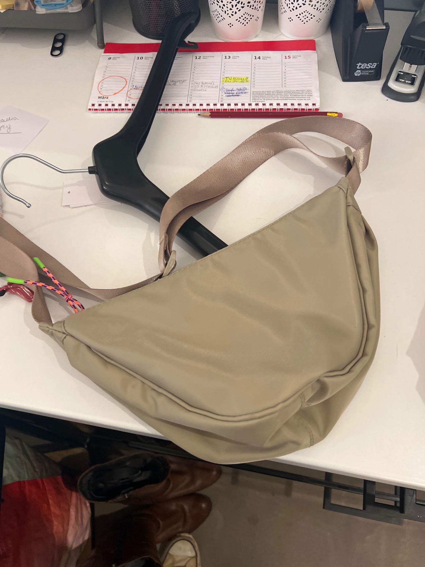 Handtasche Beige 